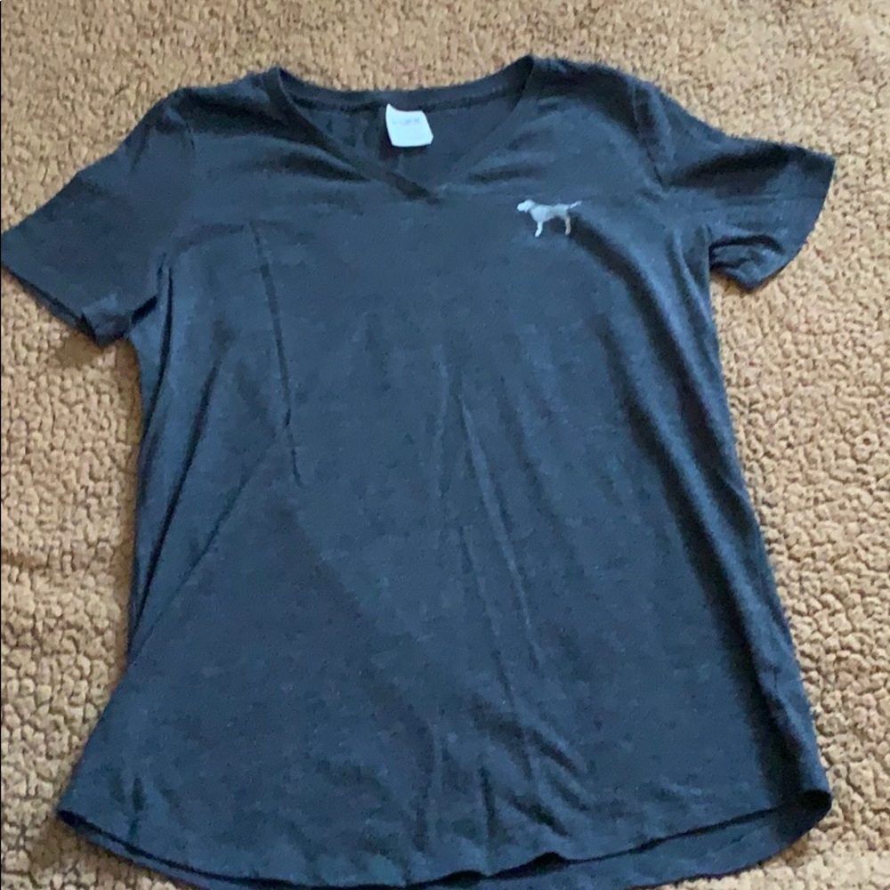 Grey V Neck tee shirt
